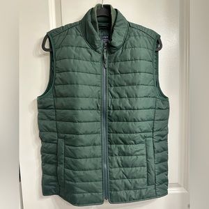 Hunter Green J. Crew Puffer Vest